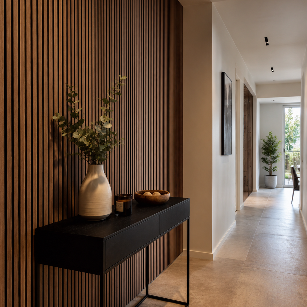 Dark Oak Acoustic Wall Panel