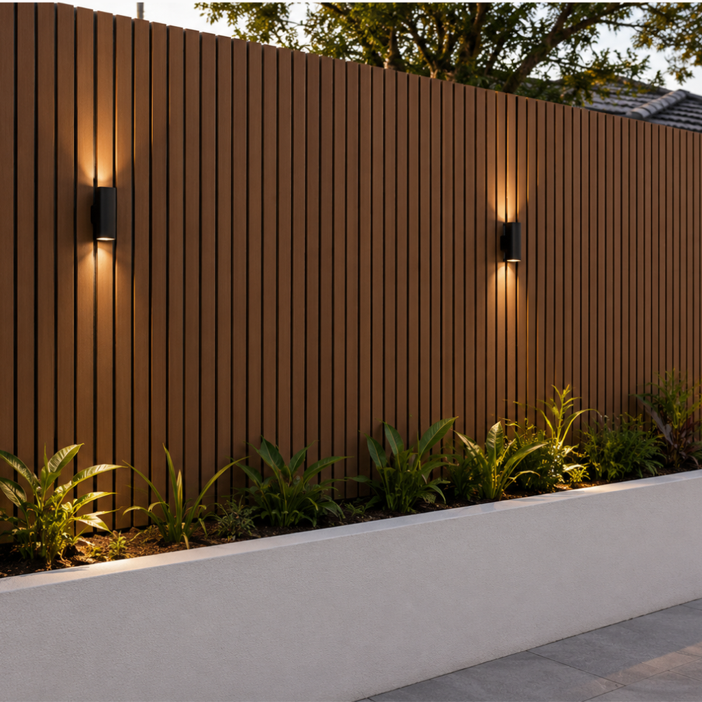 Midnight Teak WPC Outdoor Wall Panel