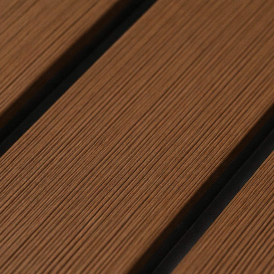 Midnight Teak WPC Outdoor Wall Panel