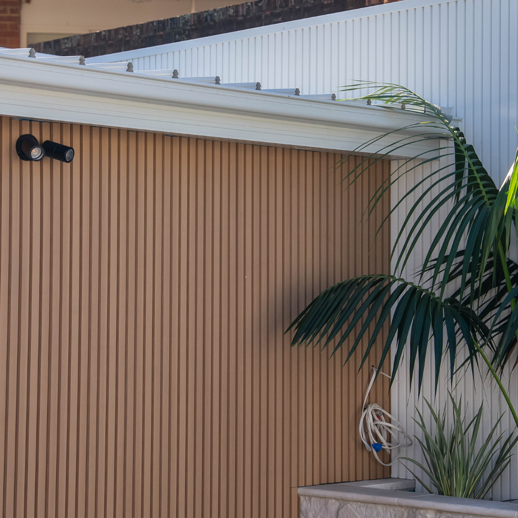 French Oak WPC Outdoor Wall Panel