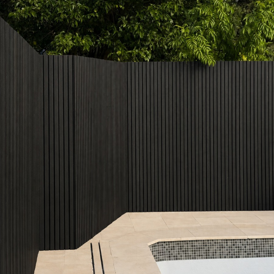Charcoal Black WPC Outdoor Wall Panel