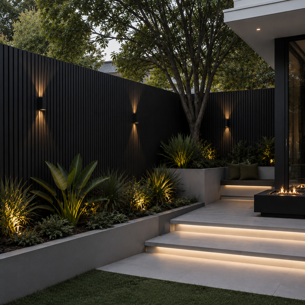 Charcoal Black WPC Outdoor Wall Panel