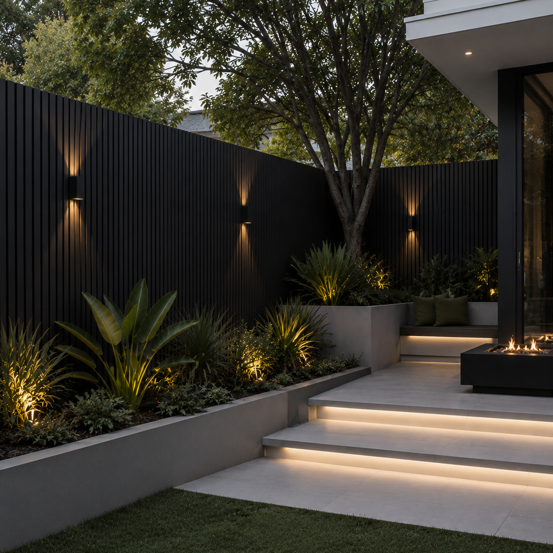 Charcoal Black WPC Outdoor Wall Panel