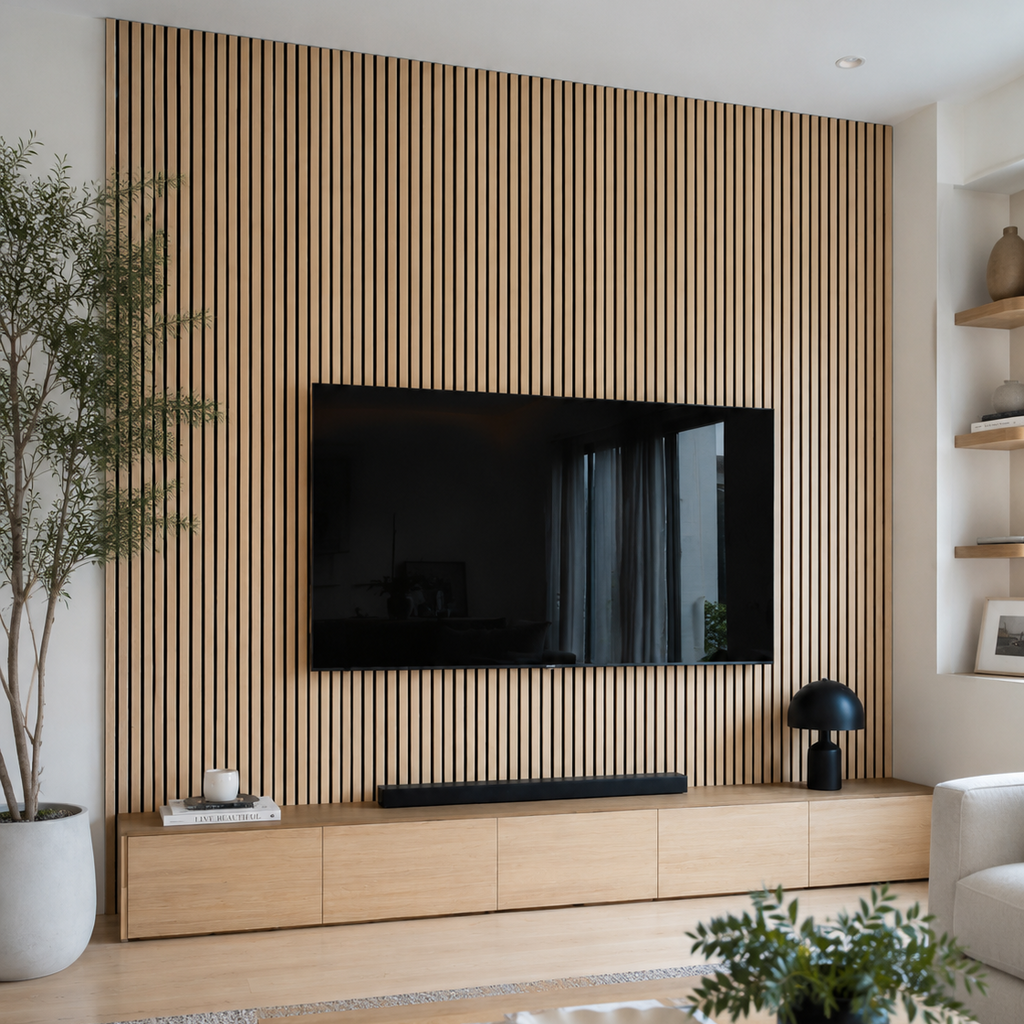 Natural Oak Acoustic Wall Panel