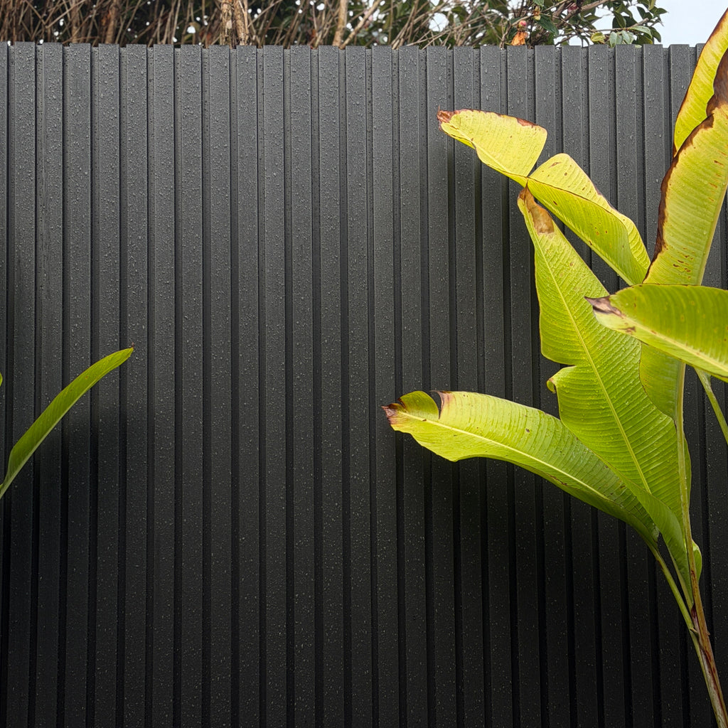 Charcoal Gray Outdoor Composite Cladding