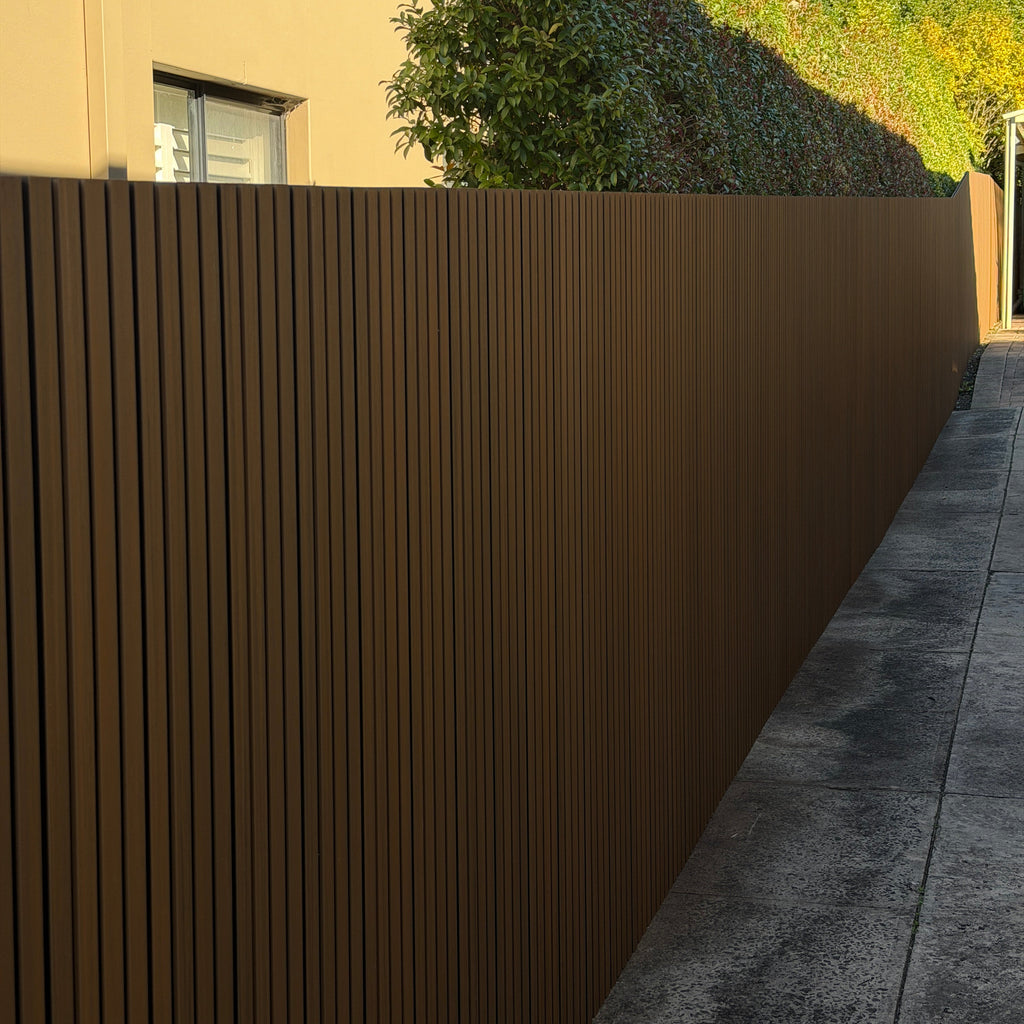 Midnight Teak Outdoor Composite Cladding