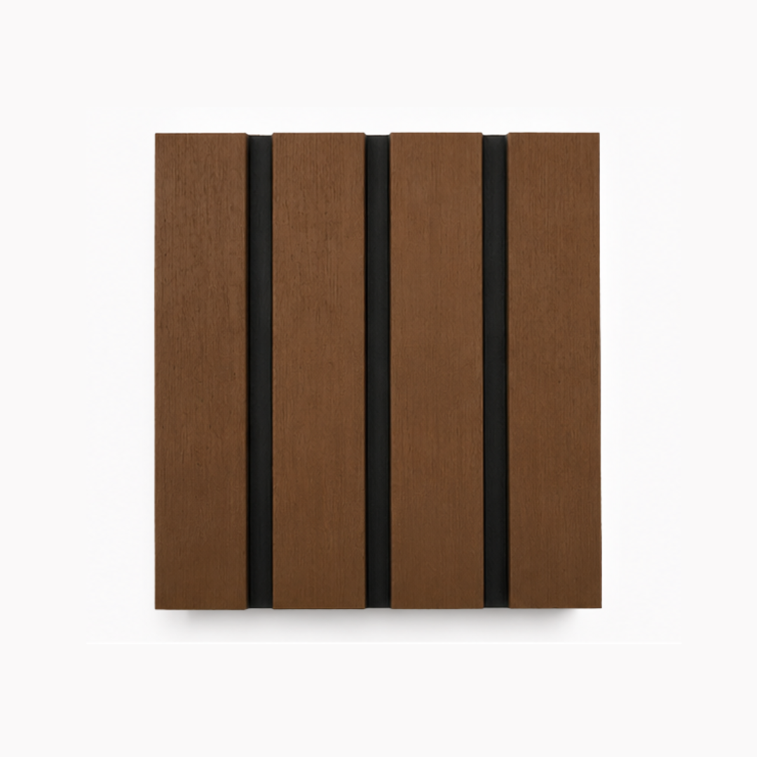 Midnight Teak WPC Outdoor Wall Panel