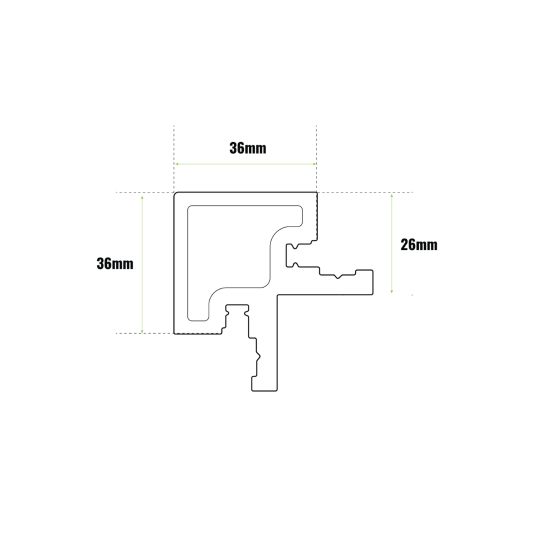 Corner Trim | WPC Outdoor Panel